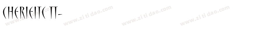 CherieITC TT字体转换